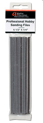Alpha Abrasives 0308 Hobby File 6mm/1/4 Coarse 12pk