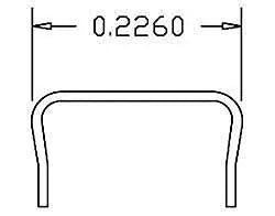 Cal Scale H.O. Scale 190-506 Grab Irons pkg(12) -- .012" .03cm