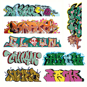 Blair Line H.O. Scale 2248 Graffiti Decals Mega Set -- Set 
