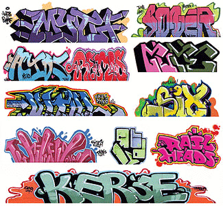 Blair Line H.O. Scale 2257 Graffiti Decals Mega Set -- Set 