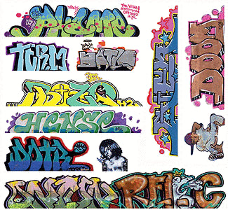 Blair Line H.O. Scale 2259 Graffiti Decals Mega Set -- Set 