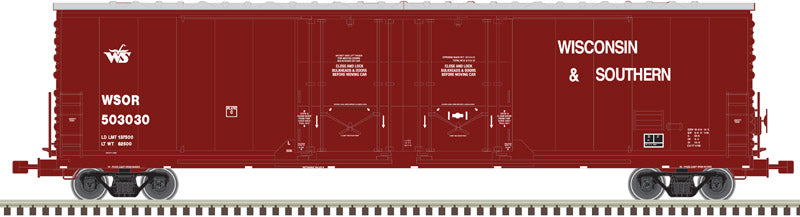 Atlas H.O. Scale 20 005 423 Wisconsin & Southern Road Evans 53&