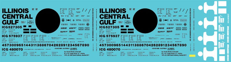 IGC Decals HO Scale ICG-36 40&