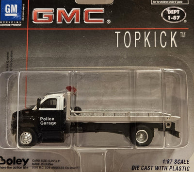 Boley H.O. Scale GMC Police Rollback Diecast Trucks with Plastic 3006-37 1:87 Scale