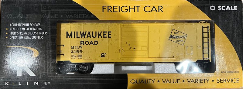 K•Line O Scale Milwaukee Road MILW Box car 