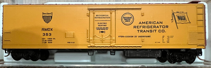 N Scale - Micro-Trains - 69050 - Reefer, 50 Foot, Mechanical - American Refrigerator Transit - 353