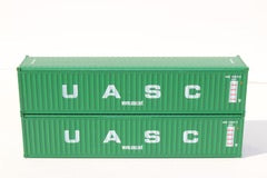 N Scale - JTC - UASC (green) 40&