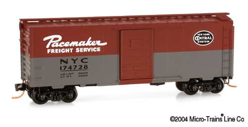N Scale - Micro-Trains - 20240 - Boxcar, 40 Foot, PS-1 - New York Central - 174728