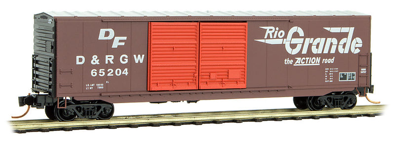 N Scale - Micro-Trains - 182 00 010 - Boxcar, 50 Foot, X41 - Rio Grande - 65204
