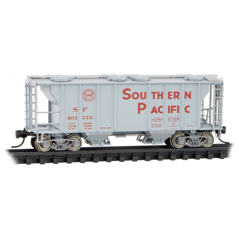 Micro-Trains N Scale Southern Pacific 2-BayCovered Hopper 095 00 071 RD