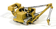 Railway Express Miniatures N Scale Crawler with Side Boom (RR Wrecking Crane) 