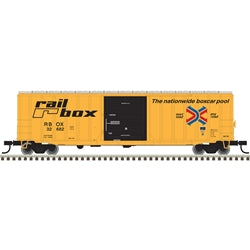 Atlas HO Scale Trainman 50'6" BOX CAR RAILBOX [LARGE LOGO] #32682