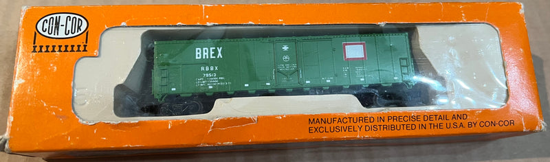 N Scale - Con-Cor - 01671K - Reefer, 50 Foot, Mechanical - Burlington Refrigerator Express - 79513