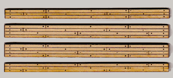 Blair Line O Scale 214  Laser-cut 3-rail 2-lane Wood Grade Crossing