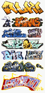 Blair Line Laser-Cut N Scale 1245 Graffiti Decals
