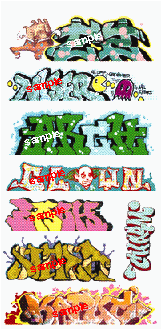 Blair Line Laser-Cut N Scale 1248 Graffiti Decals