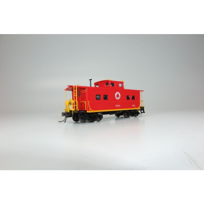 Rapido 144009 H.O. Northeastern-style Steel Caboose: LNE - Red Scheme: 