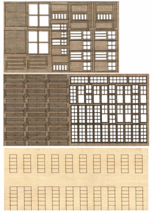 Bar Mills O Scale 0034 The 1-Kit-Laser Cut Modular Structure Kit