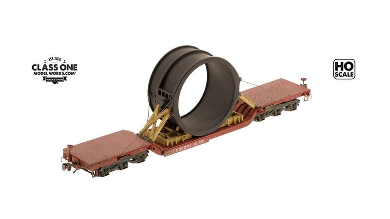 Class One Model Works Steel Ladle Section & Cribbing