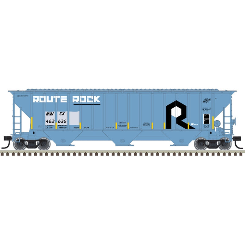 Atlas H.O. Scale 20 006 642 Midwest Railcar (ex-Rock) Thrall 4750 Covered Hopper 462629