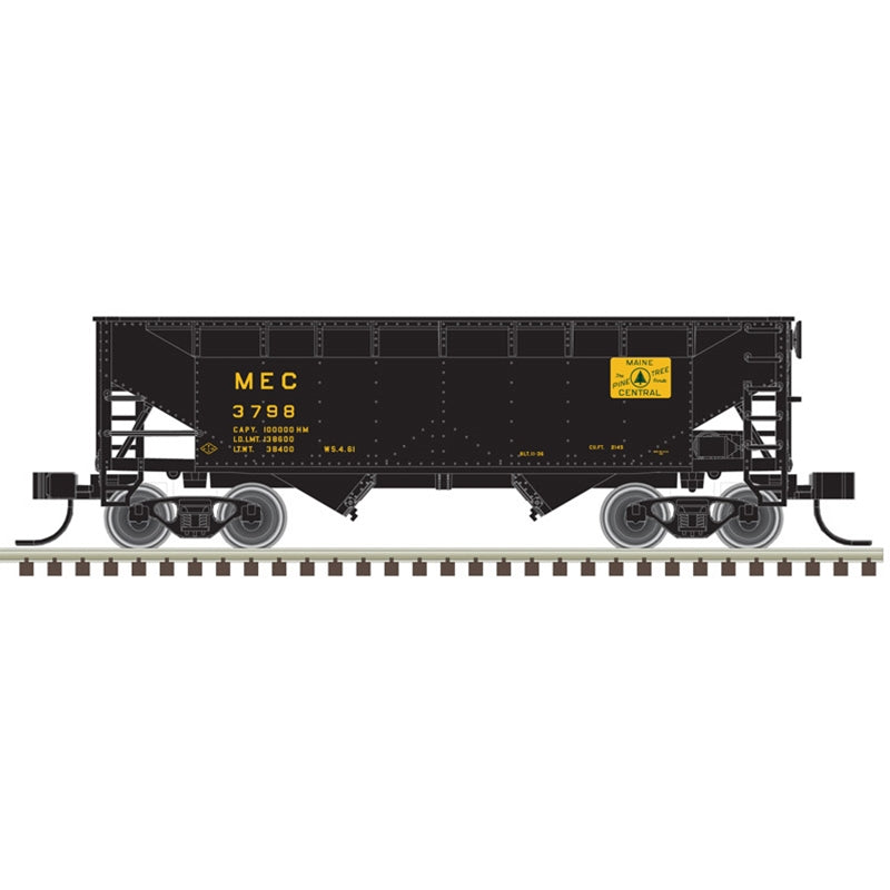 Atlas H.O. Scale 20 005 906 Main Central Evans 2-Bay Offset Side Hopper 3754