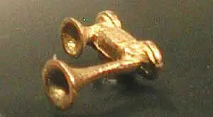 Cal Scale H.O. Scale 190-637 Nathan K2 K12 2-Chime Air Horn -- Lost Wax Brass Casting