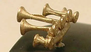 Cal Scale H.O. Scale 190-639 Nathan K5 K5LLA 5-Chime Air Horn -- Lost Wax Brass Casting