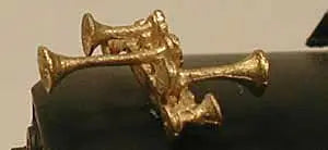 Cal Scale H.O. Scale 190-634 Nathan K5 K5LLAR24 5-Chime Air Horn -- Lost Wax Brass Casting