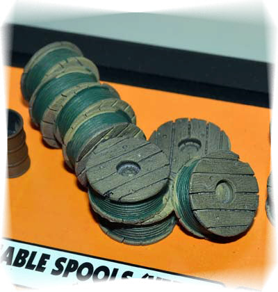 Bar Mills O Scale 04013 Cable Spools (Ver. 1)