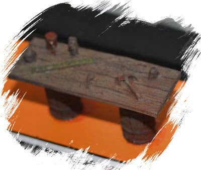 Bar Mills O Scale 04011 Cluttered Workbench