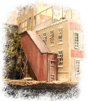 Bar Mills H.O. Scale 0405 Covered Stairwells "2-Pak"