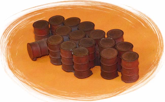 Barmills O-Scale 04017 Closed 55 Gallon Drums