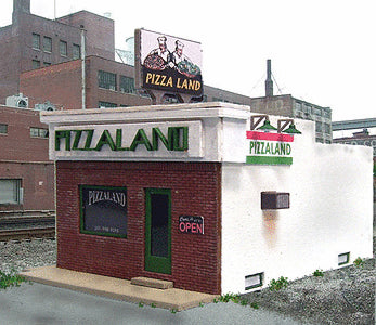 Blair Line H.O. Scale 196 Pizzaland -- Kit - 2-1/4 x 4" 5.7 x 10.2cm