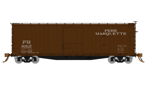 Rapido Trains Inc. H.O. Scale 130109-4 Pere Marquette USRA D-S Boxcar 81725