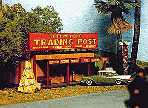 Blair Line H.O. Scale 170 Roadside Tourist Trap (Four Optional Signs) -- 5 x 3-1/4" 12.5 x 8.1cm