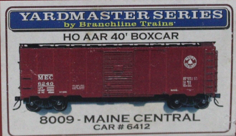 Branchline Trains H.O. Scale 40&