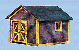 Blair Line H.O. Scale 175 Section Car Toolhouse -- 2-1/8 x 1-3/4" 5.3 x 4.4cm