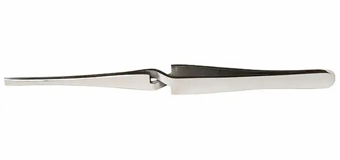 Excel 30413 Stainless Steel Tweezers -- 4-1/2" Pointed Self Closing, Carded