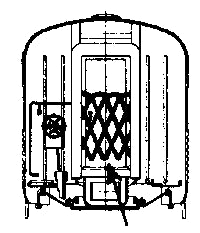 Cal Scale H.O. Scale 190-309 Tail Gate (Brass Casting) pkg(2) -- For Passenger Car