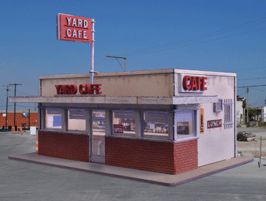 Blair Line H.O. Scale 2006 Yard Cafe -- Kit - 4-3/4 x 3-1/4" 12.1 x 8.3cm