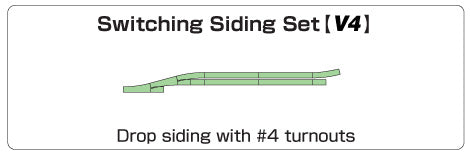 Kato N Scale V4 Switching Siding Set 20-863-1