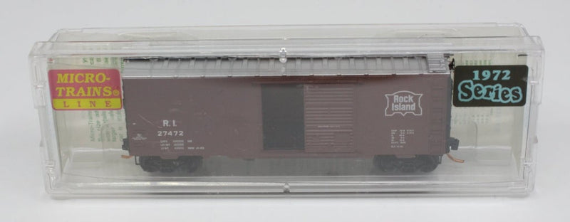 N Scale - Micro-Trains - 020 00 058 - Boxcar, 40 Foot, PS-1 - Rock Island - 27472