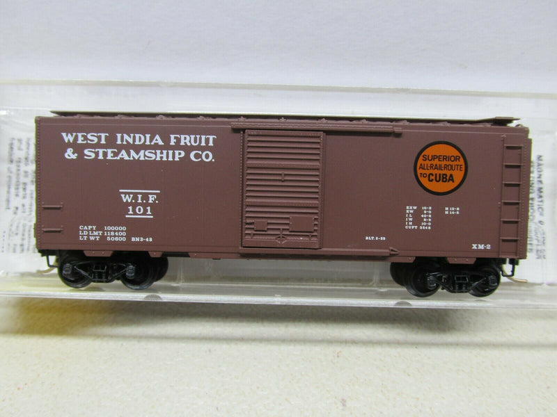 N Scale - Micro-Trains - 20630 - Boxcar, 40 Foot, PS-1 - West India Fruit - 101