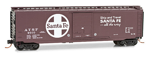 N Scale - Micro-Trains - 031 00 420 - Boxcar, 50 Foot, PS-1 - Santa Fe - 9010