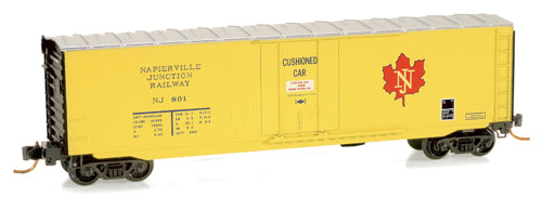N Scale - Micro-Trains - 038 00 470 - Boxcar, 50 Foot, Steel, Plug Door - Napierville Junction - 801