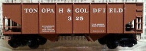 N Scale - Micro-Trains - 56100 - Open Hopper, 2-Bay, USRA 55 Ton - Tonopah & Goldfield - 325