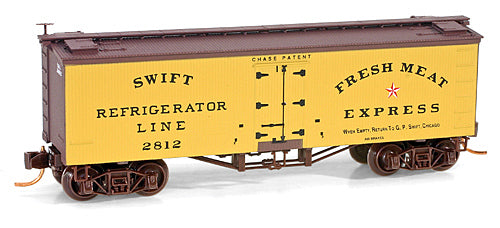 N Scale - Micro-Trains - 058 00 010 - Reefer, Ice, Wood - Swift Refrigerator Line - 2812