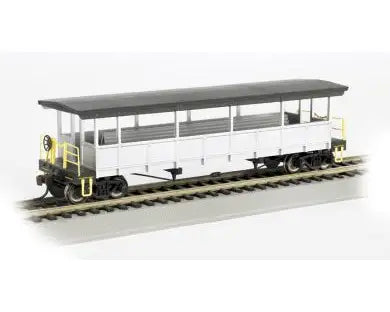 Bachmann H.O. Scale Open Sided Excursion Car w/Seats 17447 Unletterd