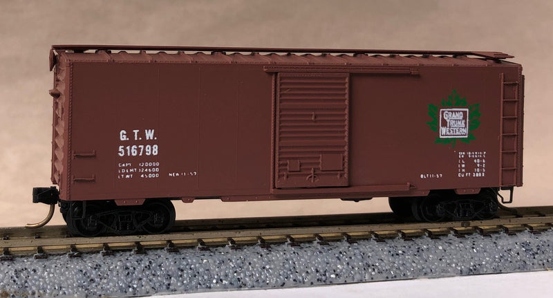 N Scale - Micro-Trains - 20018 - Boxcar, 40 Foot, PS-1 - Grand Trunk Western - 516798