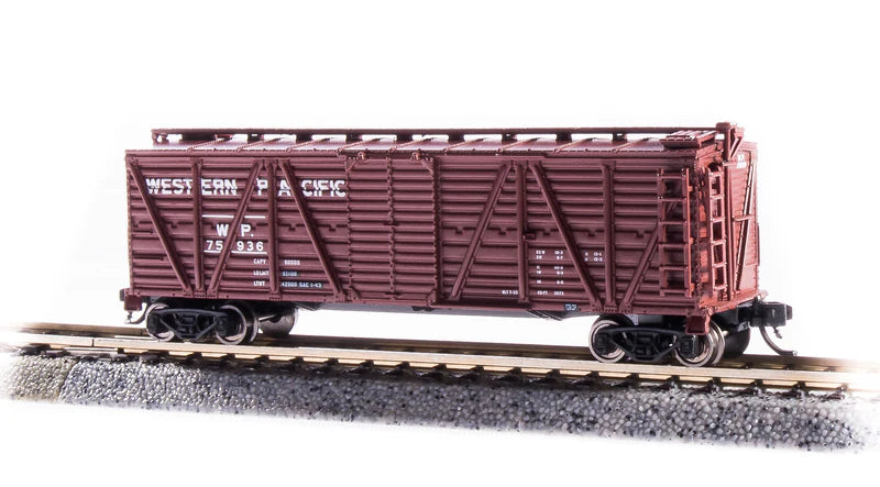 Broadway Limited N Scale 6585 WP Stock Car, Hog Sounds 